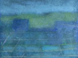 der Horizont ist weit, Acryl a/L, 72x72cm