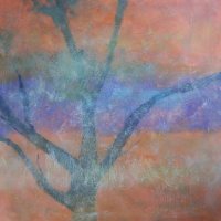 Baum, Acryl a/L, 105x105cm