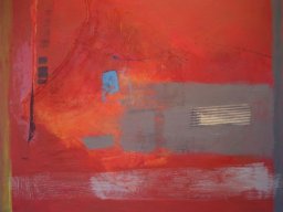auf dem Weg, Oel a/L, 105x130cm