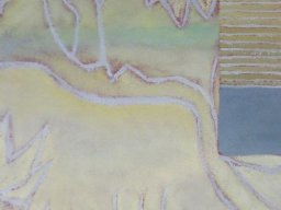floral, Oel a/L, 105x48cm