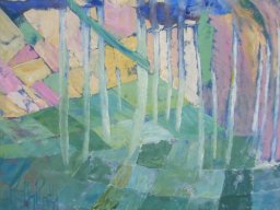 Rebberg, Oel a/L, 102x85cm