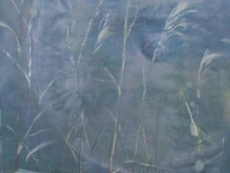 Zeit, Mischtechnik a/L, 120x70cm (zum Gedicht von Gottfried Keller
